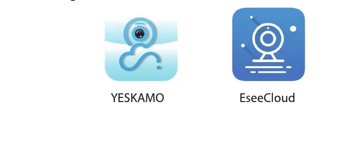 آیکون‌های اپلیکیشن YESKAMO و EseeCloud