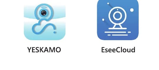 YESKAMO と EseeCloud のアプリアイコン