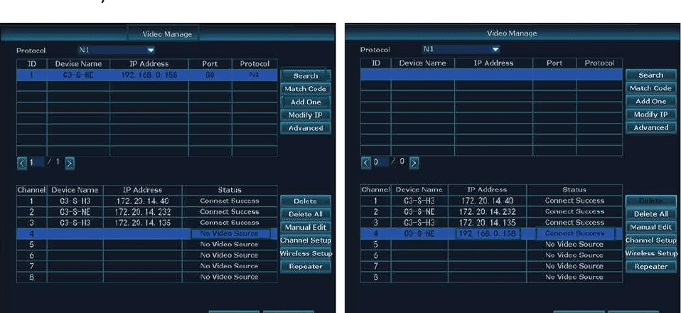 NVR Video Yönetimi – Bir kamerayı Ethernet üzerinden kabloyla bağlamak için Auto Add ve Match Code yöntemleri